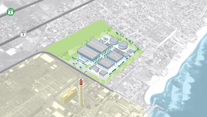 NSC Agua, with the Mexican entities of NuWater and Degremont, will build a mega size desal plant in Rosarito, Mexico